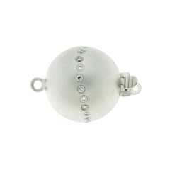 Brillantkugelschließen, S-Linie, seidenmatt