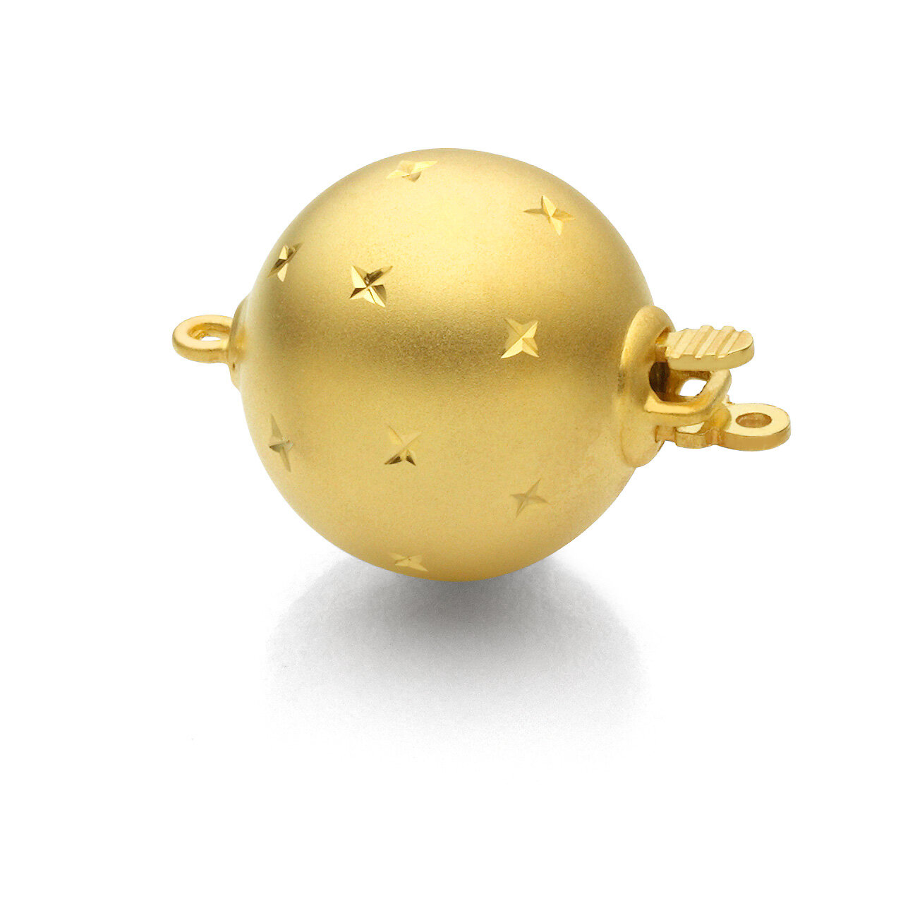 Kugelschlie&szlig;e, diamantiert und matt, 13 mm