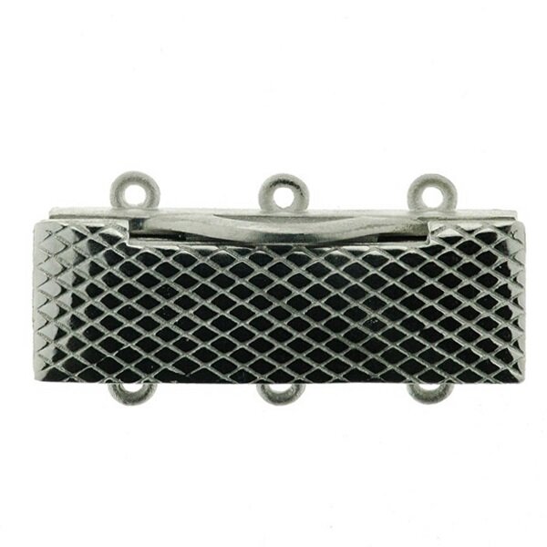 Magnetic bracelt claps,  3-row, 26 mm