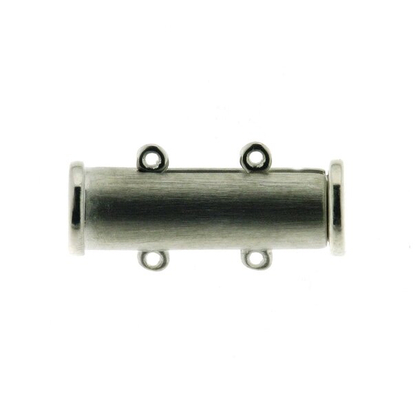 Rohrmagnetschlie&szlig;e, seidematt, 2-rhg, 19 mm