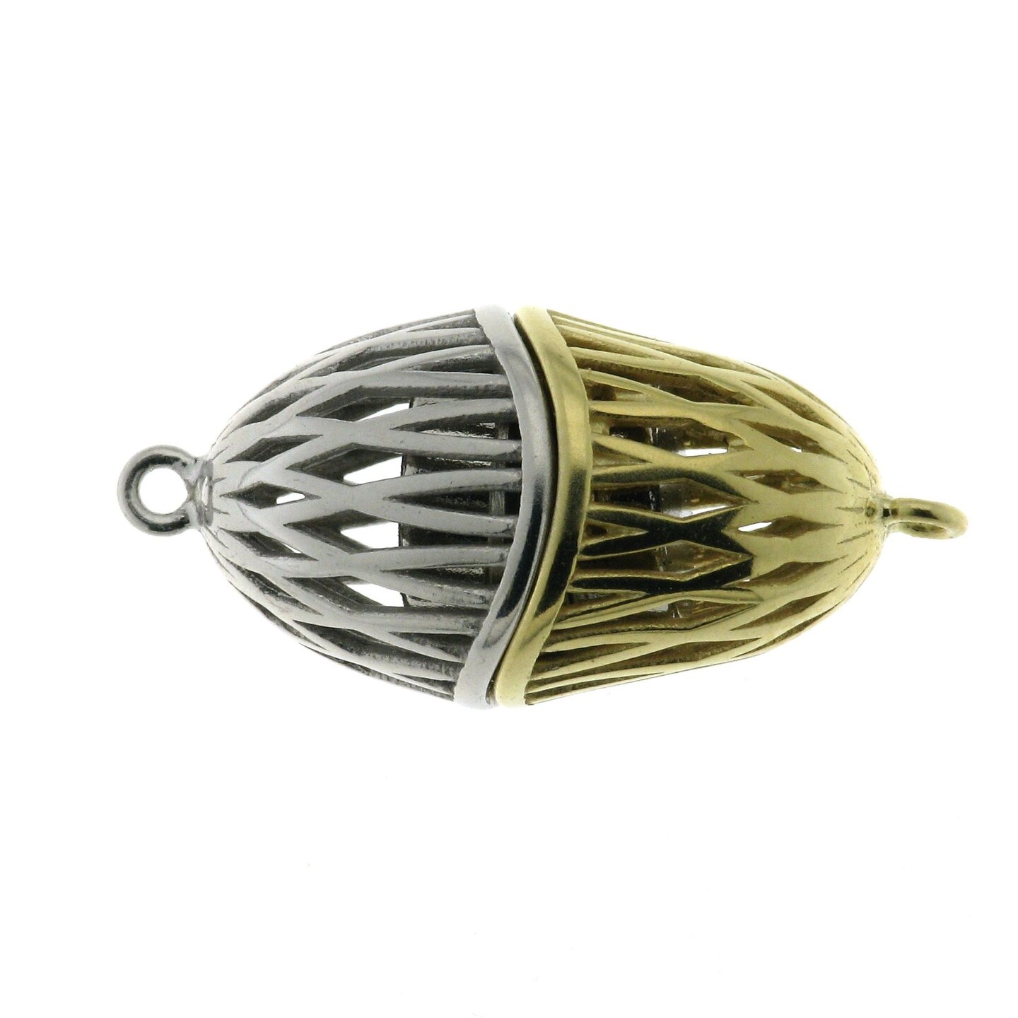 Magnetic clasp, two tone