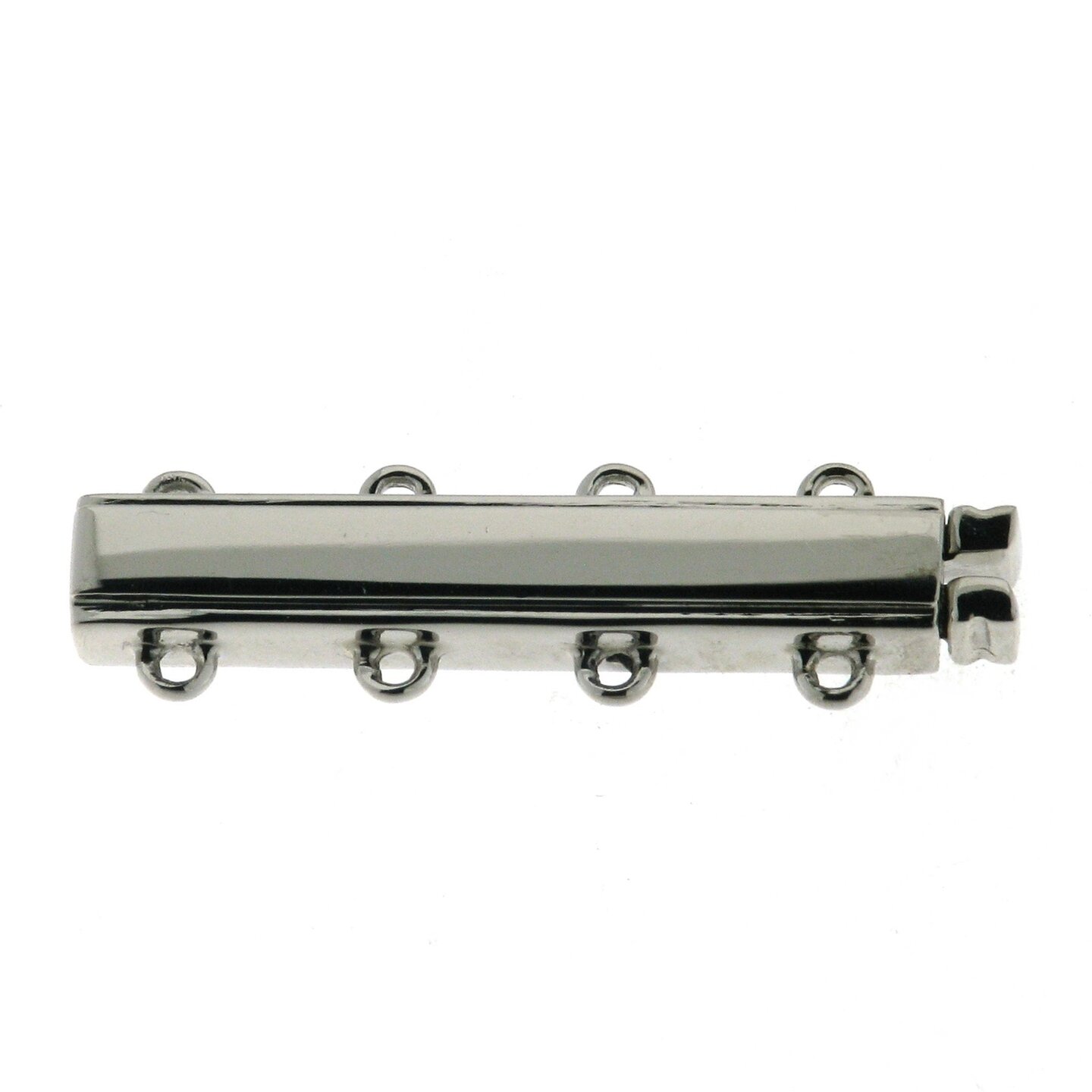 Bar bracelet clasp, 4-row, length 22 mm