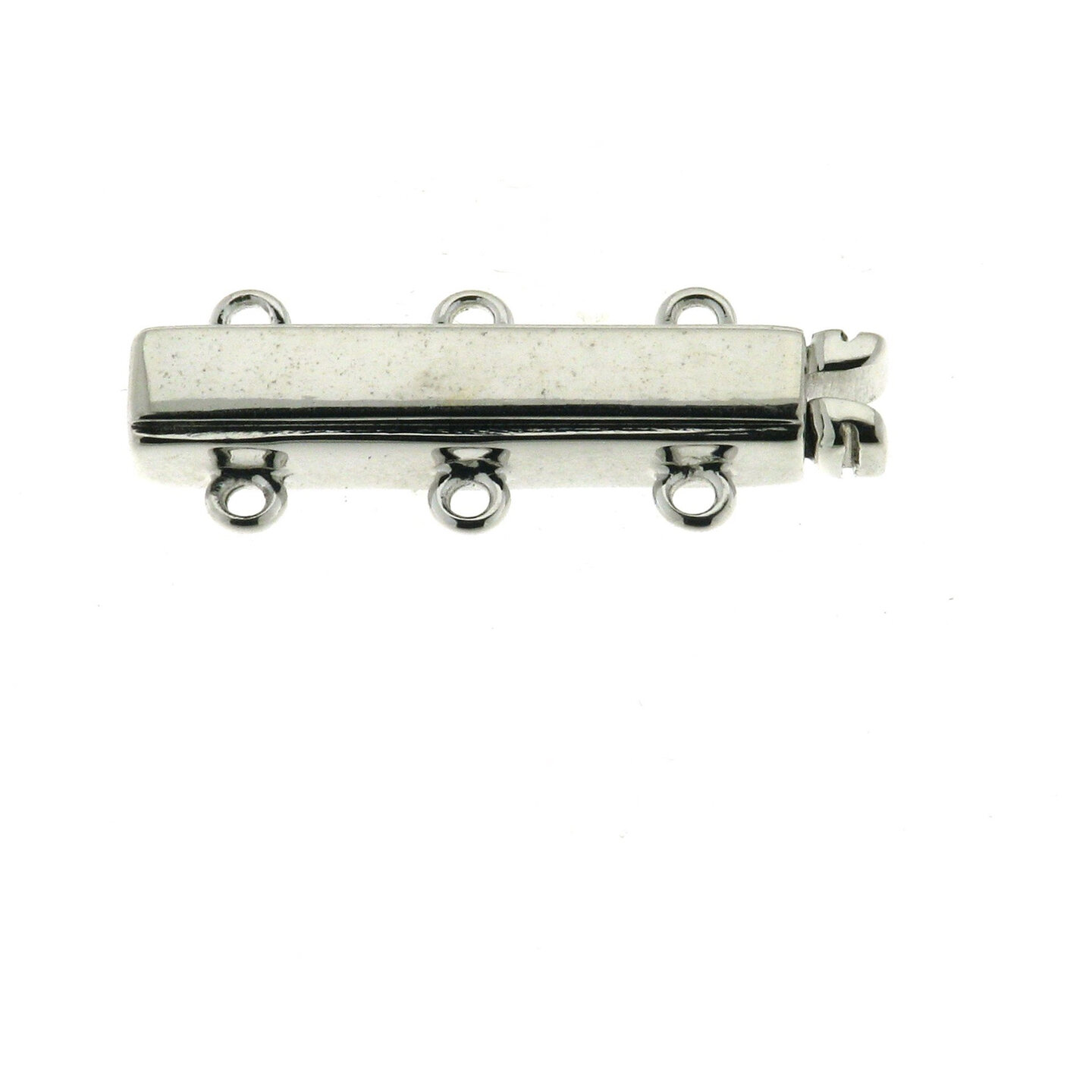 Stabarmbandschlie&szlig;e, 3-rhg., L&auml;nge 18 mm