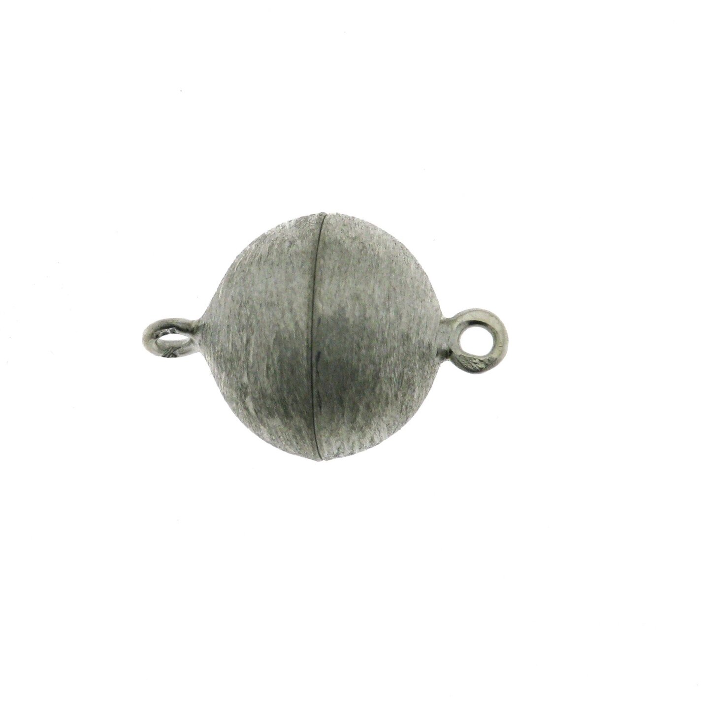 Magnetic ball clasp, 11 mm, milled