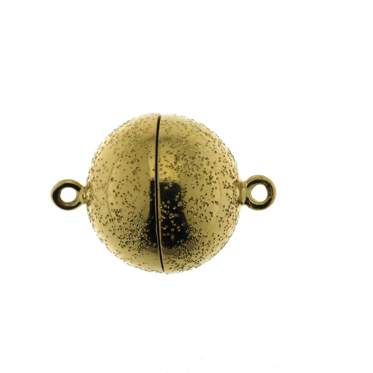 Magnetic ball clasp, 11 mm, Milkyway shiny