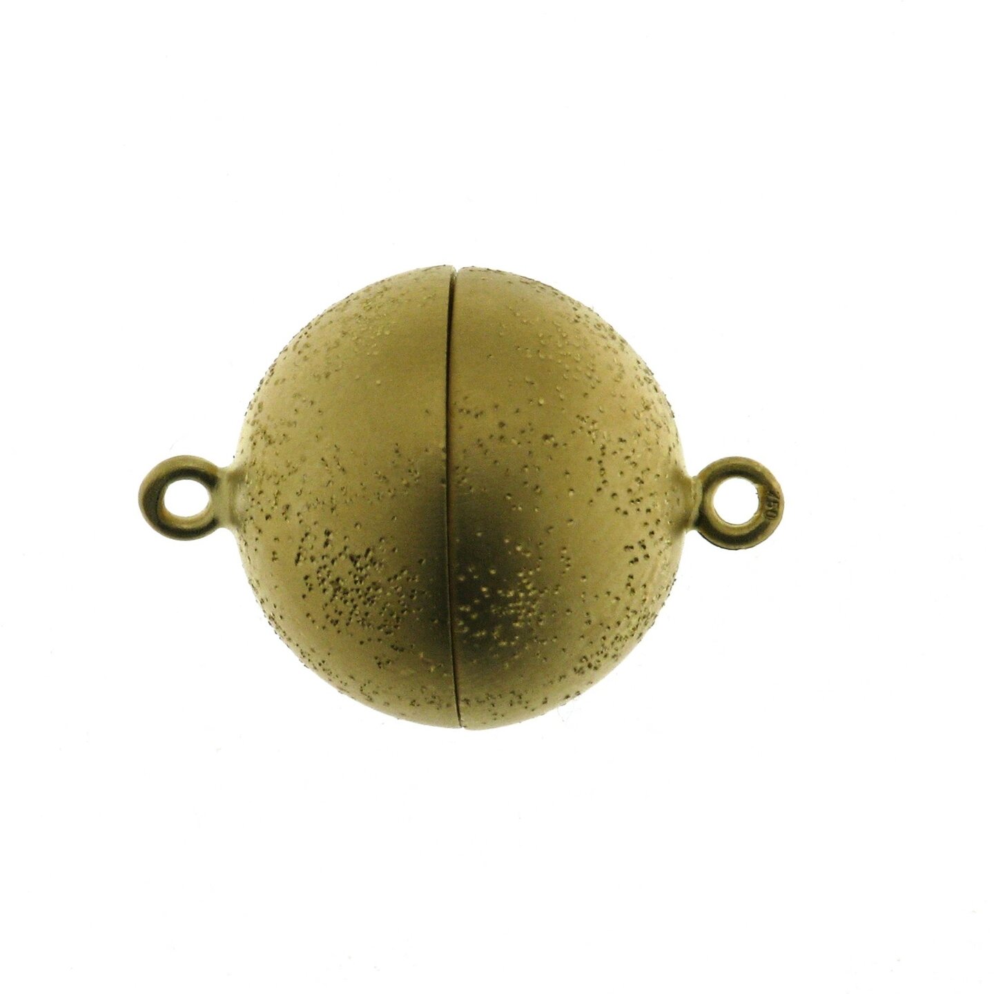 Magnetic ball clasp, 13 mm, Milkyway matt