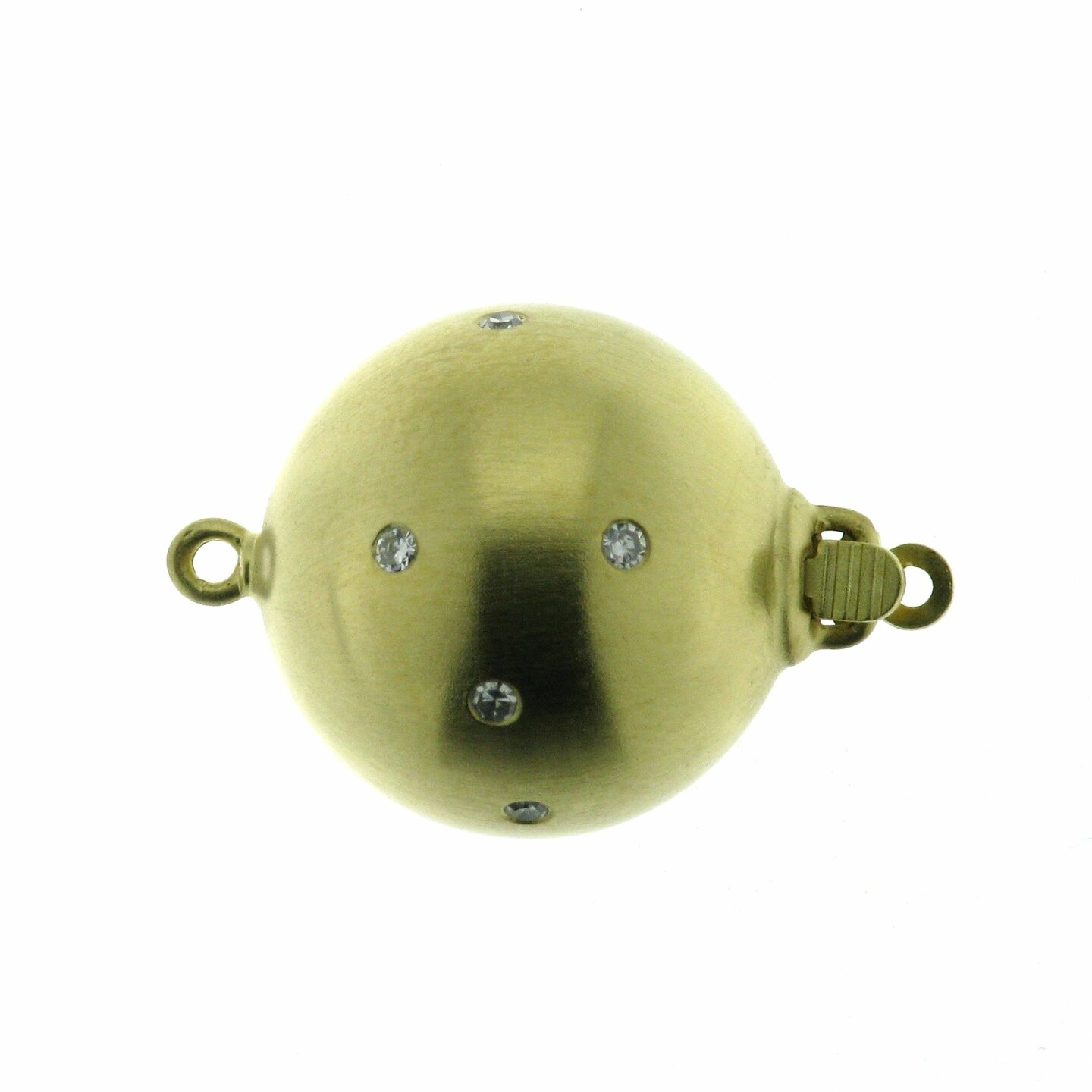 Brillantkugelschlie&szlig;e, gestreut, seidenmatt 15 mm