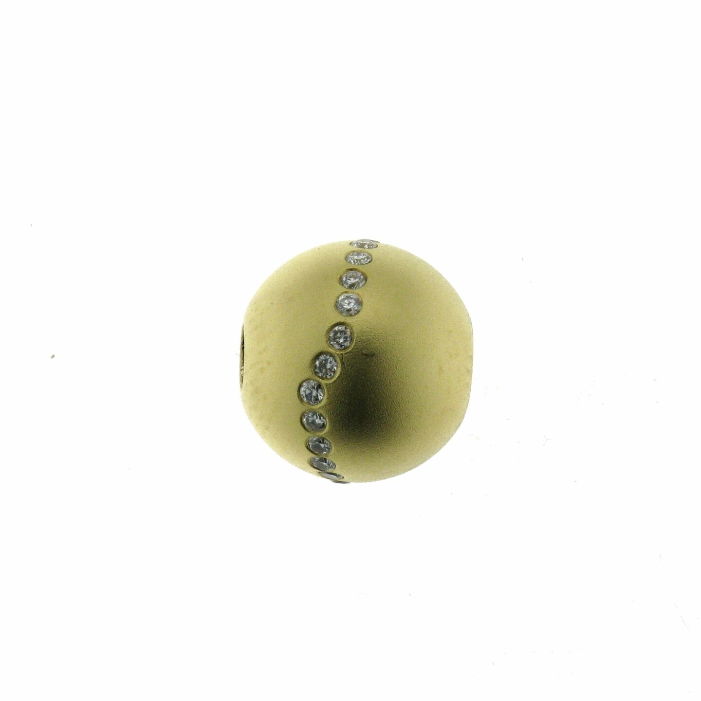 interchangeable diamond ball claspp in S-Line, smooth matt, 10 mm