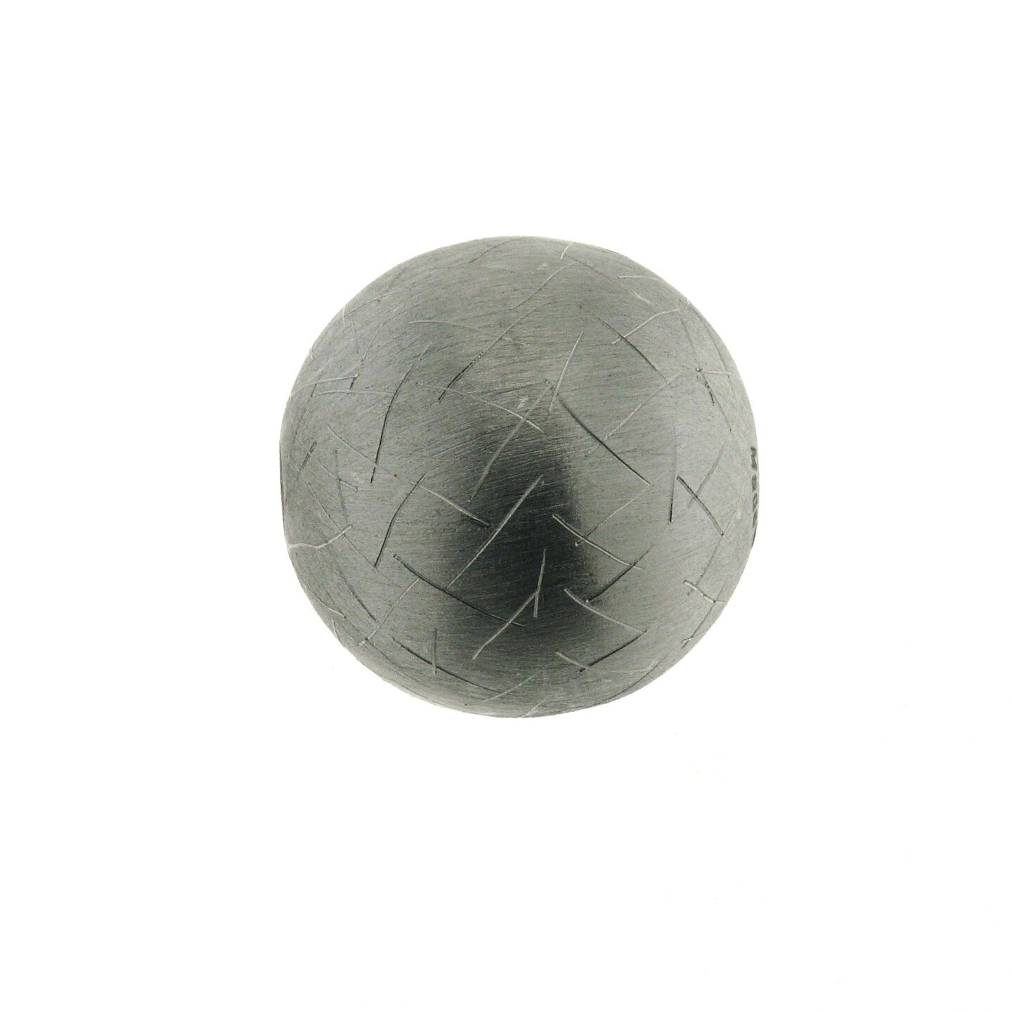 interchangeable ball clasp, icematt, 15 mm