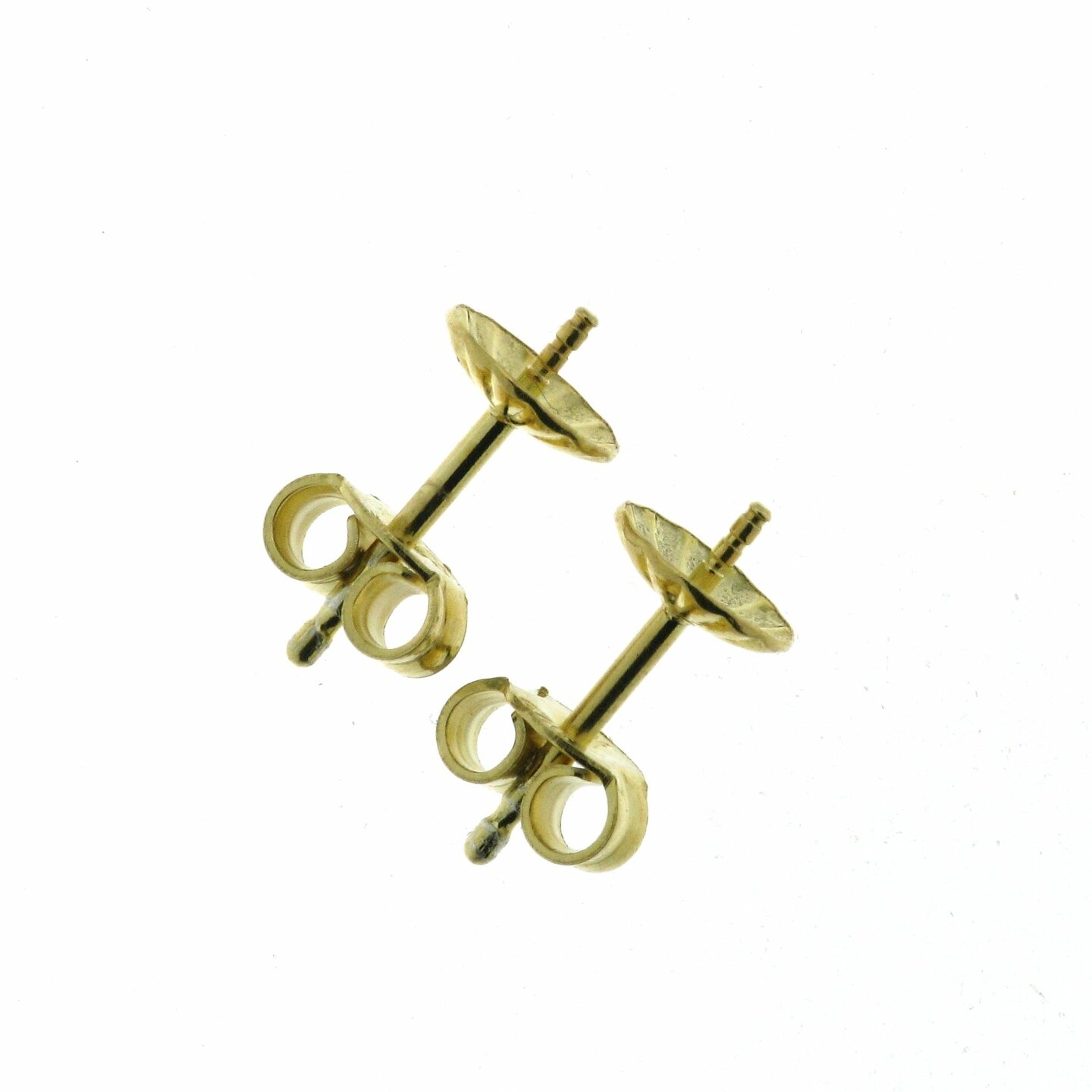 Earstud finding with 6 mm pearl cup