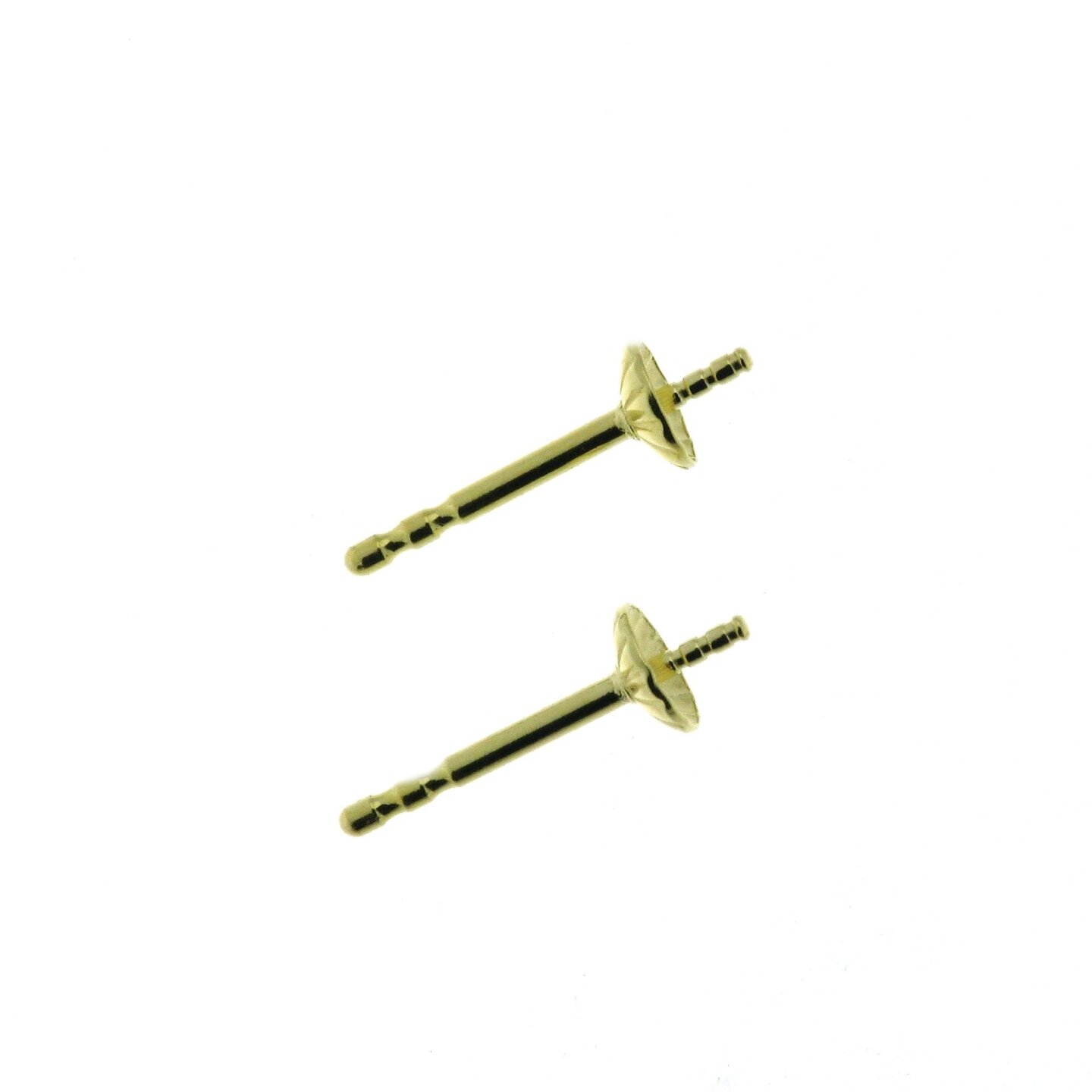 Ohrsteckermechanik mit 4 mm Perlsch&uuml;ssel, ohne Poussettefdern