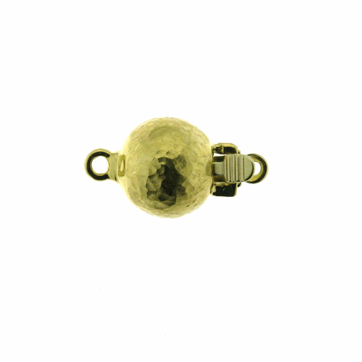 Clasp 1-row, 8 mm, hammered