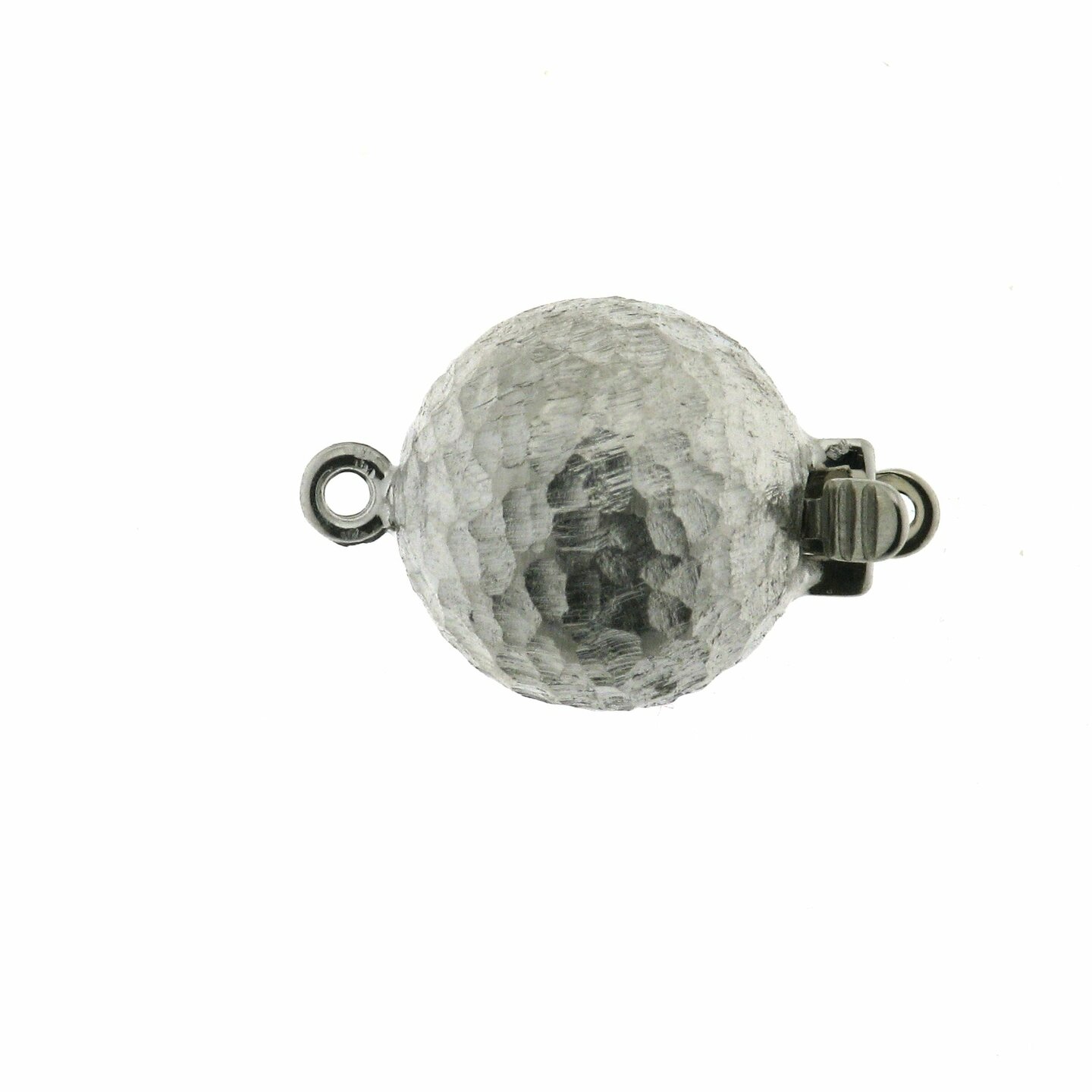 Clasp 1-row, 11 mm, hammered