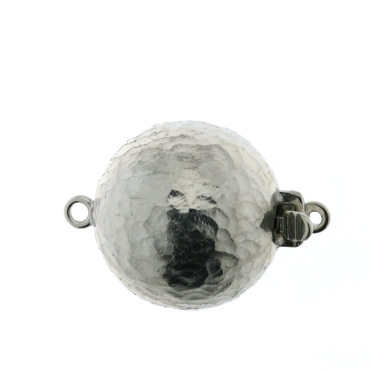 Clasp 1-row, 13 mm, hammered