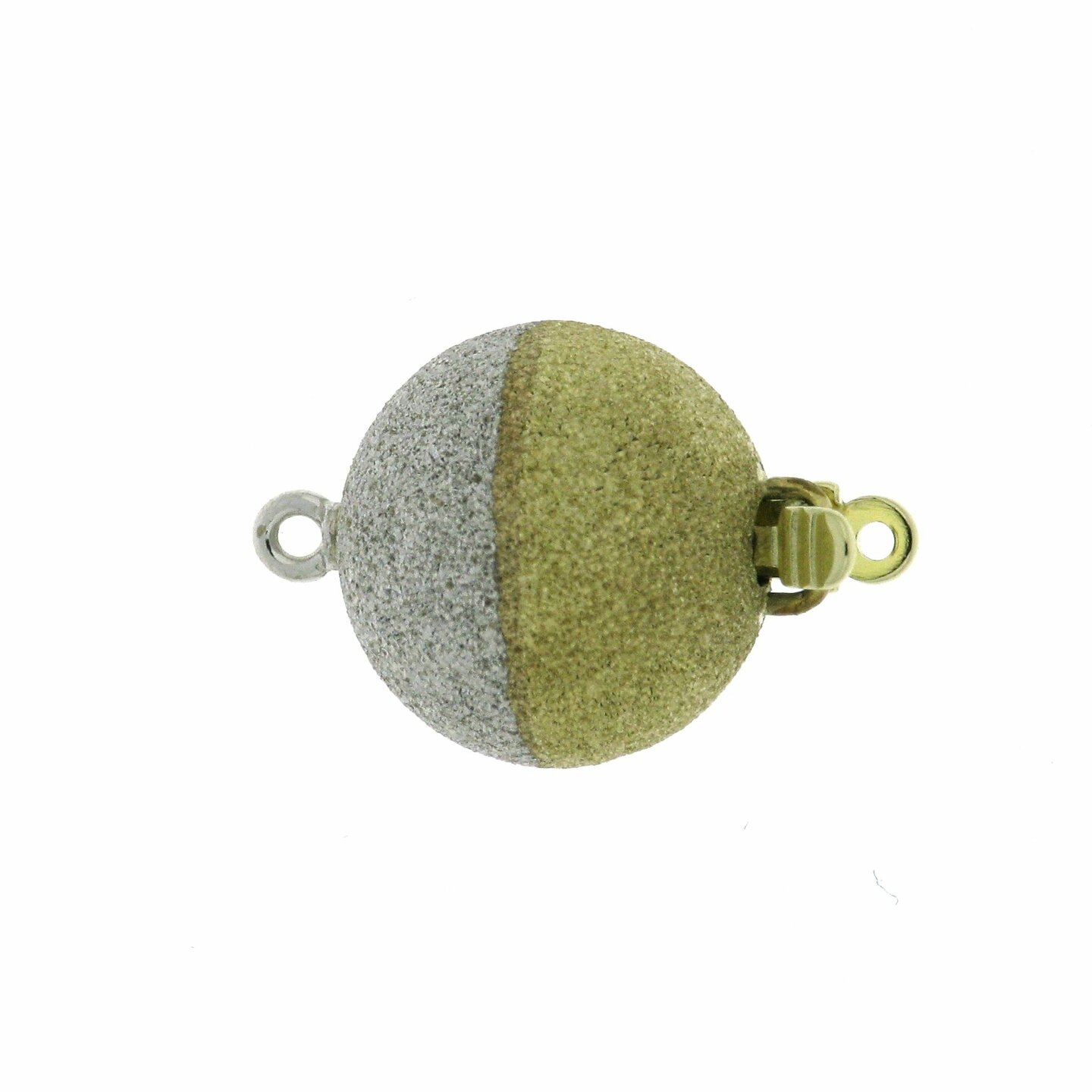 Clasp 1-row, 11 mm, YGWG, fire finish