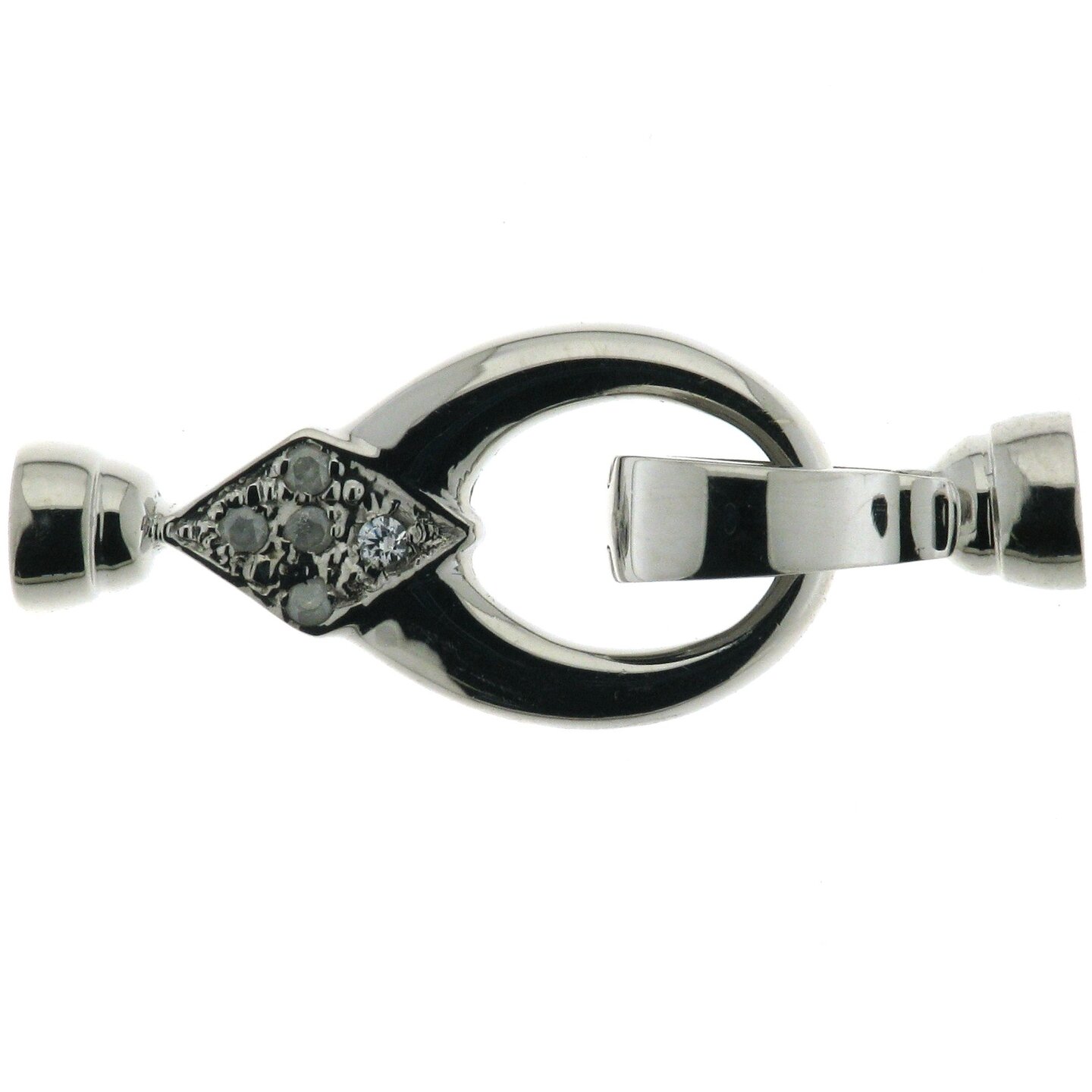 1-row Diamond clip clasp