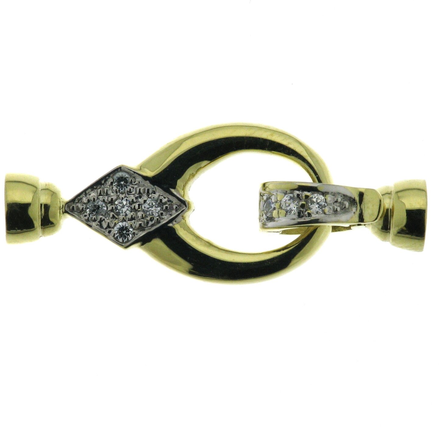 1-row Diamond clip clasp