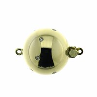 Brillantkugelschließe, gestreut, glänzend, 15 mm