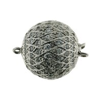 Wellen-Pavée-Kugelschließe, 14 mm