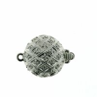 Kreuz-Pavée-Kugelschließe, 12 mm