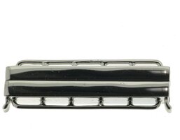 Magnetarmbandschließe, glänzend, mit Steg, 35 mm