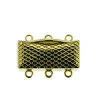 Magnetarmbandschließe, 3-rhg., 18 mm