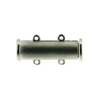 Rohrmagnetschließe, seidematt, 2-rhg, 19 mm