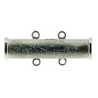 Rohrmagnetschließe, Milkyway matt, 2-rhg, 25 mm