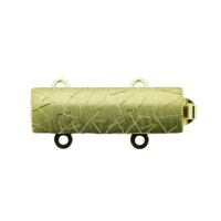 Armbandschließe, skated, 2-rhg., Länge 20 mm