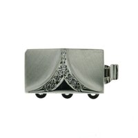 Armbandschließe, seidenmatt, 3-rhg., Länge 17 mm