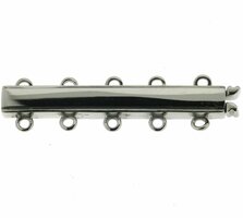 Stabarmbandschließe, 5-rhg., Länge 32 mm