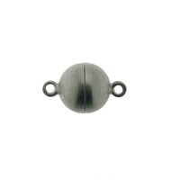 Magnetkugelschließe, seidenmatt, 8 mm