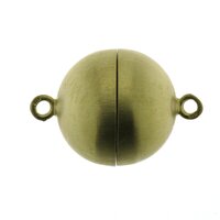 Magnetkugelschließe, seidenmatt, 15 mm