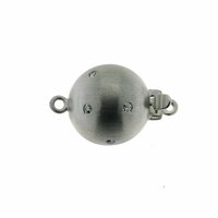 Brillantkugelschließe, gestreut, seidenmatt 11 mm