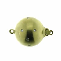 Brillantkugelschließe, gestreut, seidenmatt 15 mm