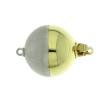 Kugelschließe, GGWG, glänzend/seidenmatt, 15 mm