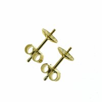 Ohrsteckermechanik mit 6 mm Perlschüssel