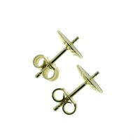 Ohrsteckermechanik mit 8 mm Perlschüssel