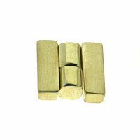 Magnetarmbandschließe, matt/ glänzend, mehrreihig