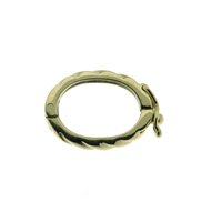 Pearl necklace shortener, oval,  15 × 10 mm