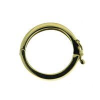 Pearl necklace shortener, round, smooth 18 mm