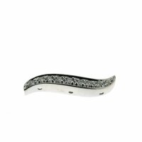 Steg mit Brillanten, 17 mm