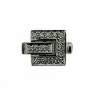 1-row Diamond clip clasp