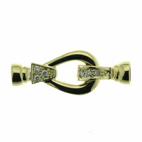 1-row Diamond clip clasp