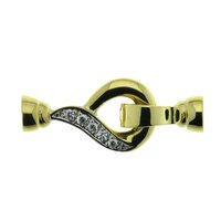 1-row Diamond clip clasp