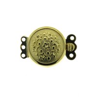 Box clasp, 3-row